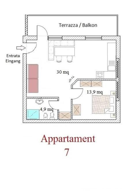 Residence Kramhuter Sexten Rom bilde